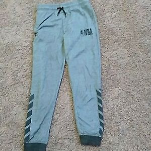 NBA sweat pants, grey, large